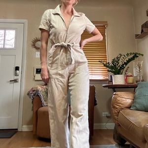 REFORMATION - corduroy jumpsuit (size 6)